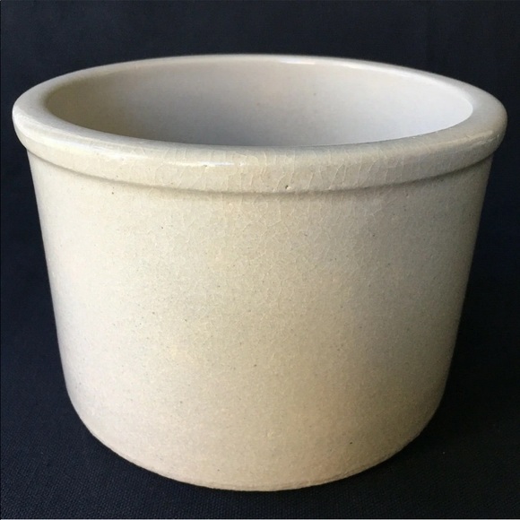 Vintage Robinson Ransbottom Pottery Crock Hand Painted Friends Me and Thee - Picture 3 of 4